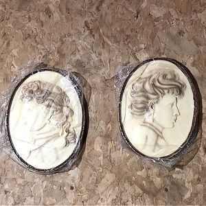 Victorian face plaques new